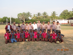 Sports Day, May 2014: Volley Ball team (Winners/Runners-up) with Staff.